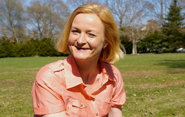 older women smiling