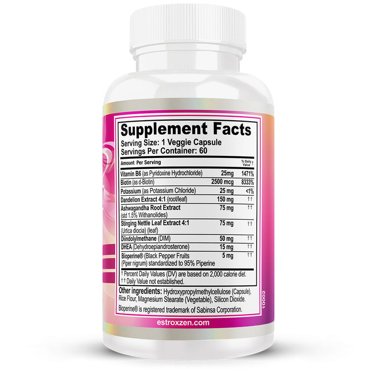 Estroxzen Supplement Facts