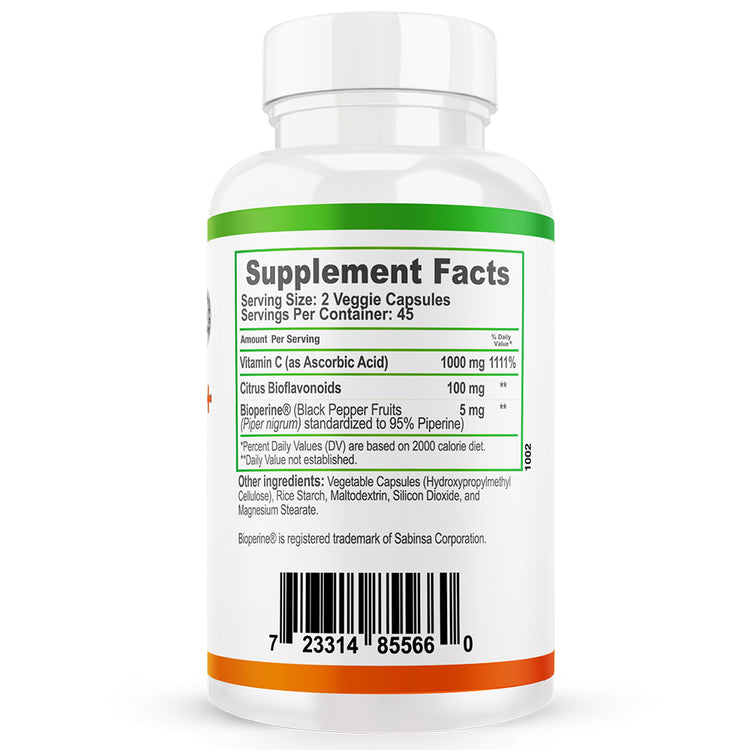 Vitamin C Supplement Facts